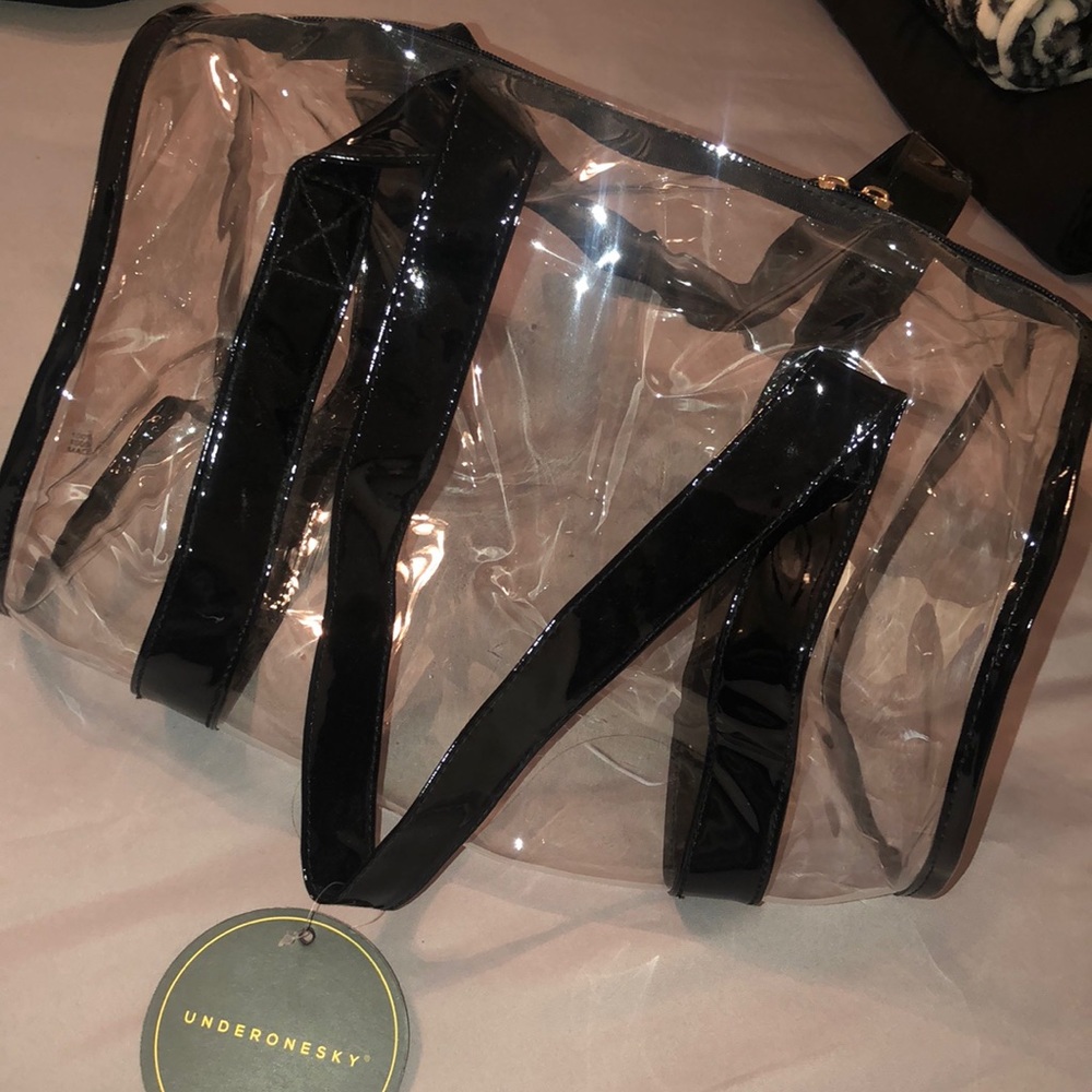 NWT RARE Clear Duffle Bag